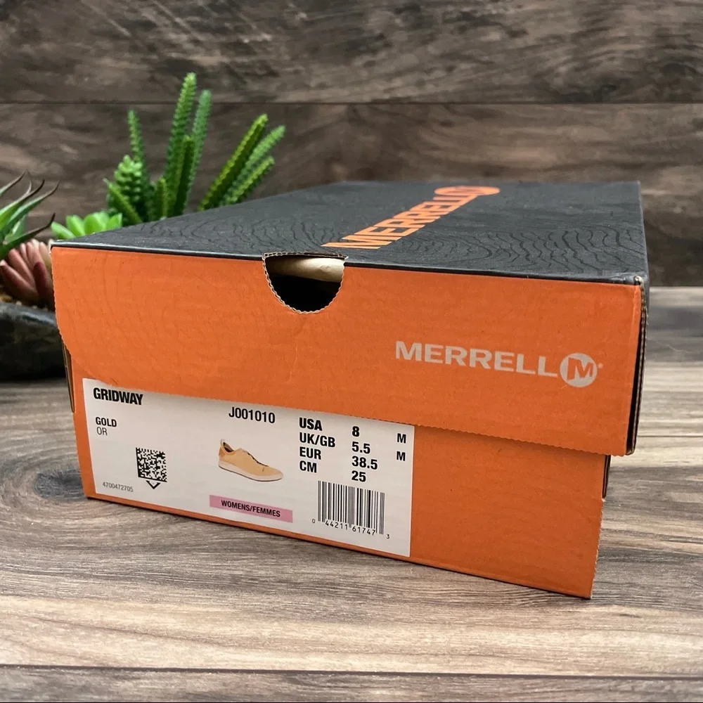 NIB Merrell Gridway Moccasin Knit Vibram Sneaker - Picture 10 of 11